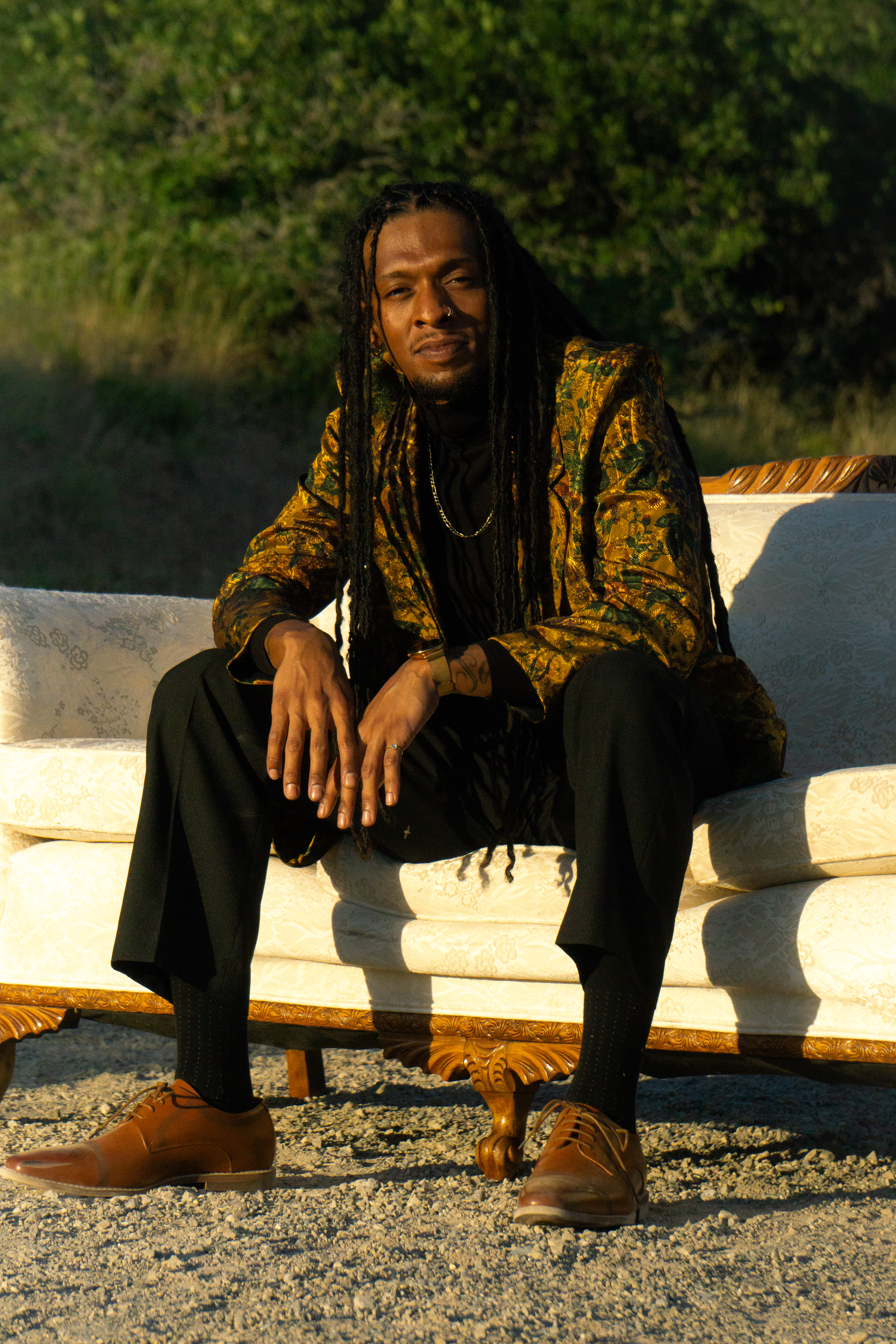 Portrait photography — man in warm evening light